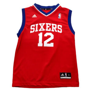 Adidas Philadelphia Sixers Evan Turner #12 Red Jersey Adult Medium